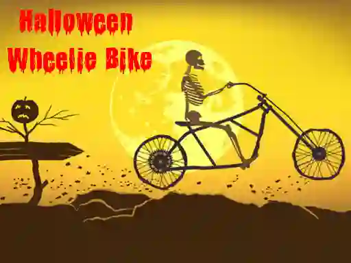 Logħba Halloween Wheelie Bike onlajn