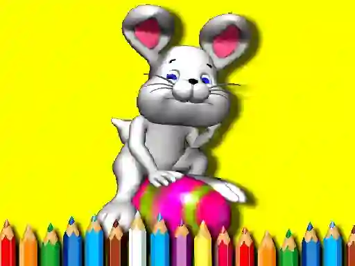 Logħba Back To School: Easter Coloring Book onlajn