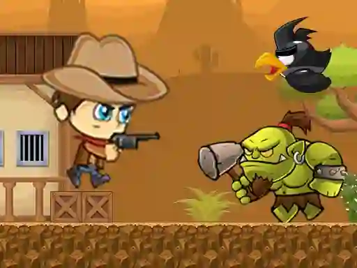 Logħba Super Cowboy Running onlajn