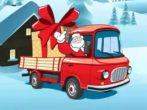 Logħba Christmas Vehicles Jigsaw onlajn
