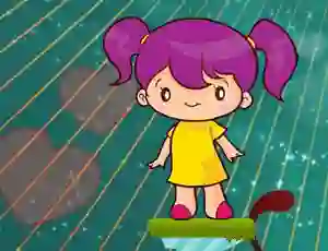 Logħba Valentine Girl Jumping onlajn