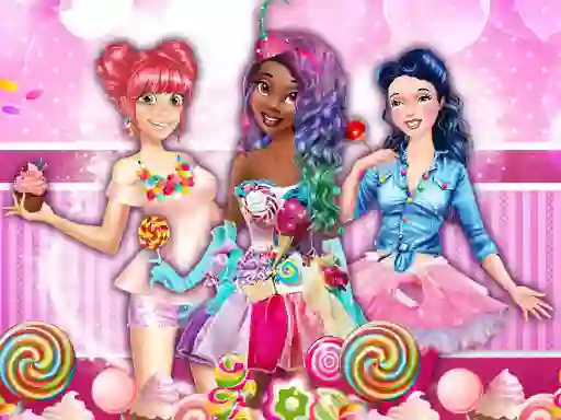 Logħba Sweet Party With Princesses onlajn