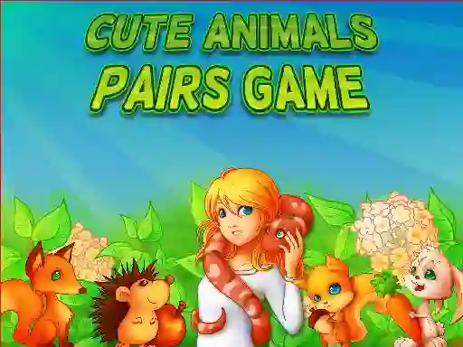 Logħba Cute Animals Pairs Game onlajn