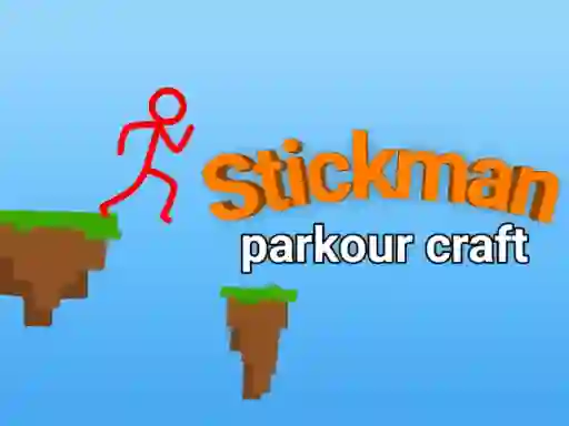 Logħba Stickman parkour craft onlajn