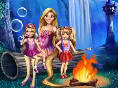 Logħba Gorgeous Twins Spring Camp onlajn