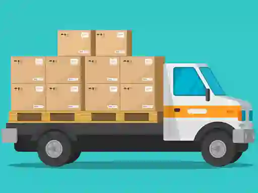 Logħba Food and Delivery Trucks Jigsaw onlajn