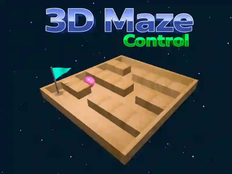 Logħba 3D Maze Control onlajn