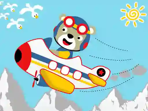 Logħba Friendly Airplanes For Kids Coloring onlajn