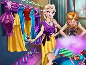 Logħba Ice Kingdom Wardrobe Cleaning onlajn