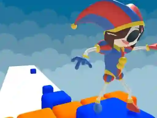 Logħba Digital Circus Tower Runner onlajn