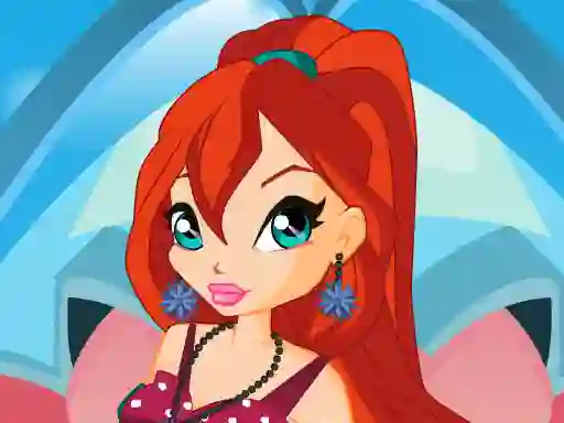 Logħba Bloom Lovely Girl Dress Up onlajn