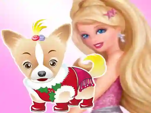 Logħba Barbie's Dog Dressup onlajn