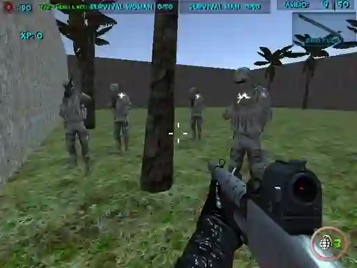 Logħba Survival Wave Zombie Multiplayer onlajn