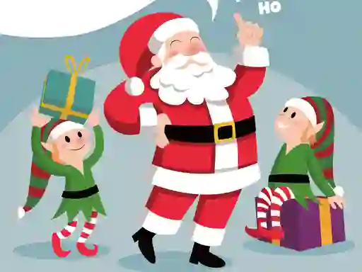 Logħba Santa Merry Xmas Puzzle onlajn