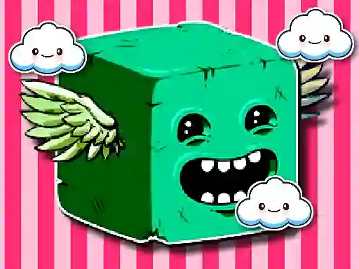 Logħba Cube Endless Jumping onlajn