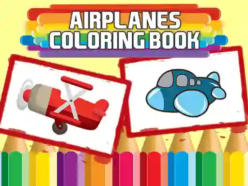 Logħba Airplanes Coloring Book onlajn