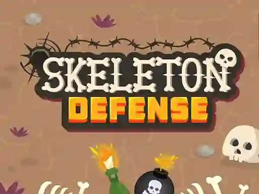 Logħba Skeleton Defense onlajn
