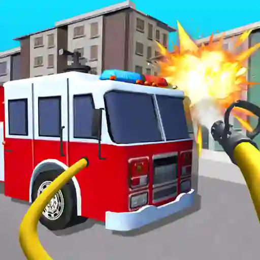 Logħba Fire Truck Driving Simulator onlajn