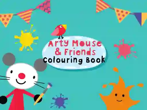 Logħba Arty Mouse & Friends Coloring Book onlajn