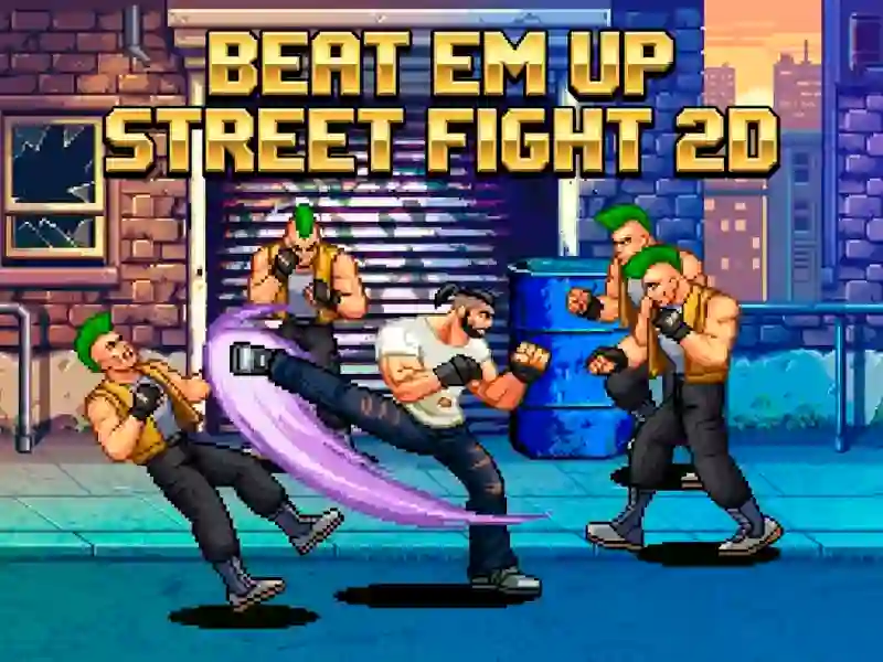 Logħba Beat Em Up Street Fight 2d onlajn