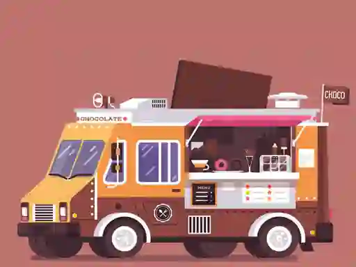 Logħba Food and Drink Trucks Memory onlajn