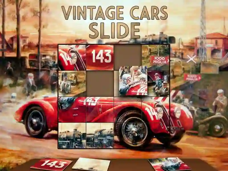Logħba Vintage Cars Slide onlajn