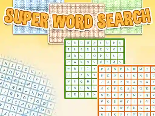 Logħba Super Word Search onlajn