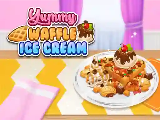 Logħba Yummy Waffle Ice Cream onlajn