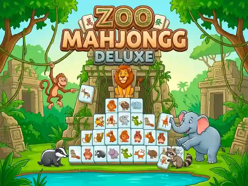 Logħba Zoo Mahjongg Deluxe onlajn