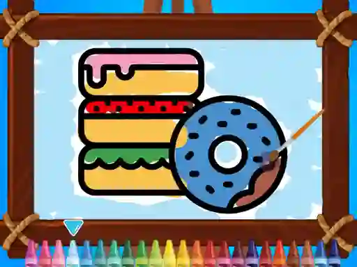 Logħba Kids Coloring Bakery onlajn