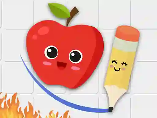 Logħba Fruit Escape: Draw Line onlajn