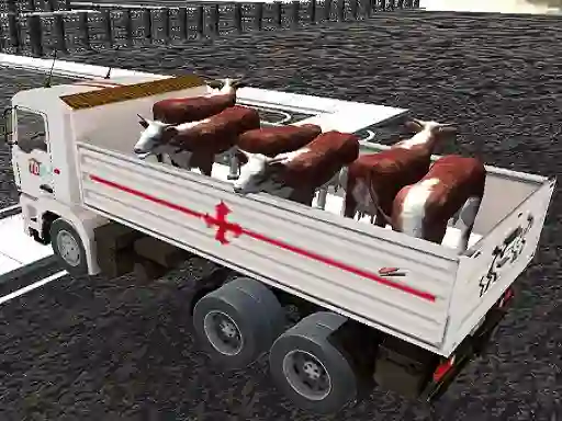 Logħba Truck Transport Domestic Animals onlajn