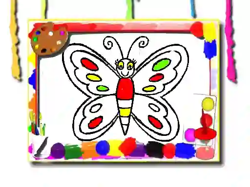 Logħba Butterfly Coloring Book onlajn