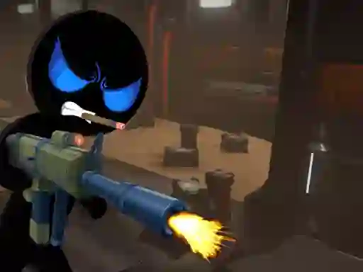 Logħba Stickman Armed Assassin Cold Space onlajn