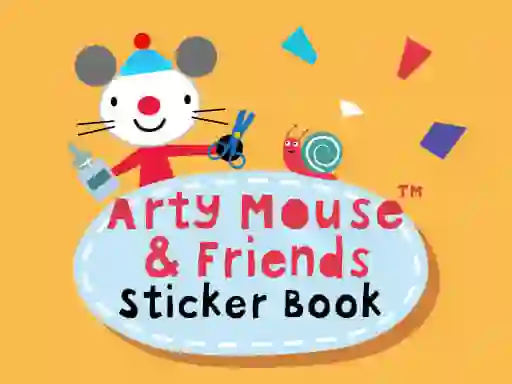 Logħba Arty Mouse & Friends Sticker Book onlajn