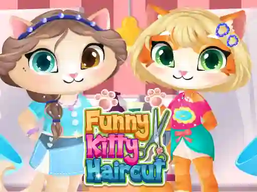 Logħba Funny Kitty Haircut onlajn