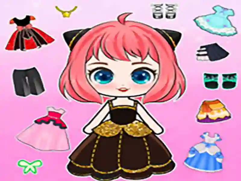 Logħba Chibi Doll Dress Up DIY onlajn