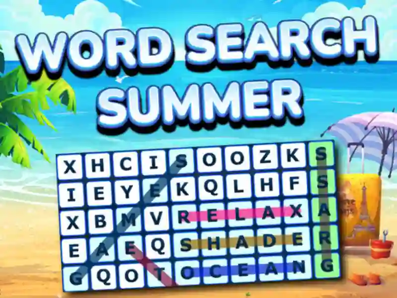 Logħba Word Search Summer onlajn