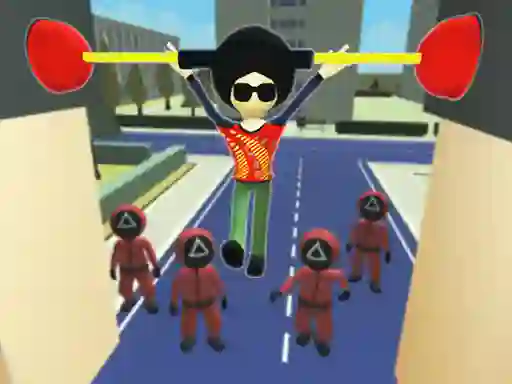 Logħba Squid Fall Guy onlajn