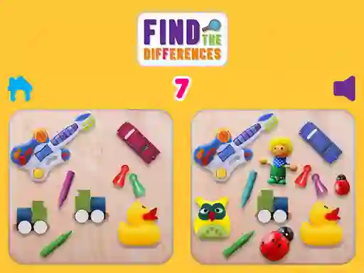 Logħba Find The Differences onlajn