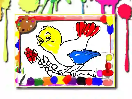 Logħba Birds Coloring Book onlajn