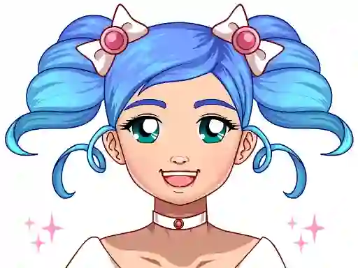 Logħba Kawaii Magical Girl Dress Up Game onlajn