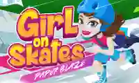 Logħba Girl on Skates Paper Blaze onlajn