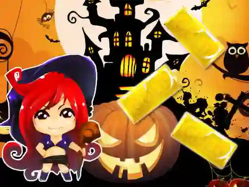 Logħba Halloween Slide Puzzle onlajn