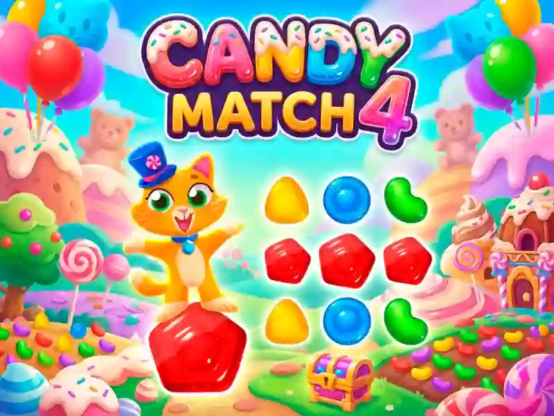 Logħba Candy Match 4 onlajn