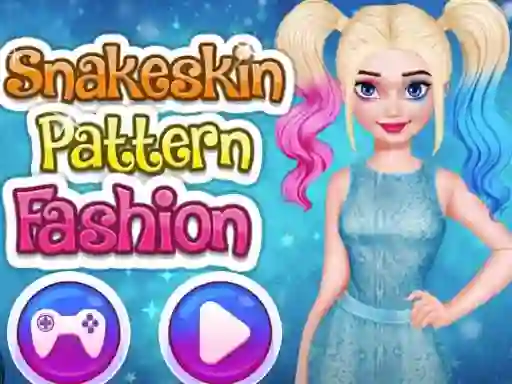 Logħba Snakeskin Pattern Fashion onlajn
