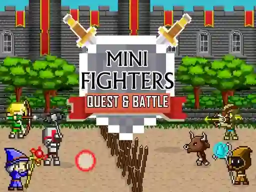Logħba Mini Fighters Quest & battle onlajn