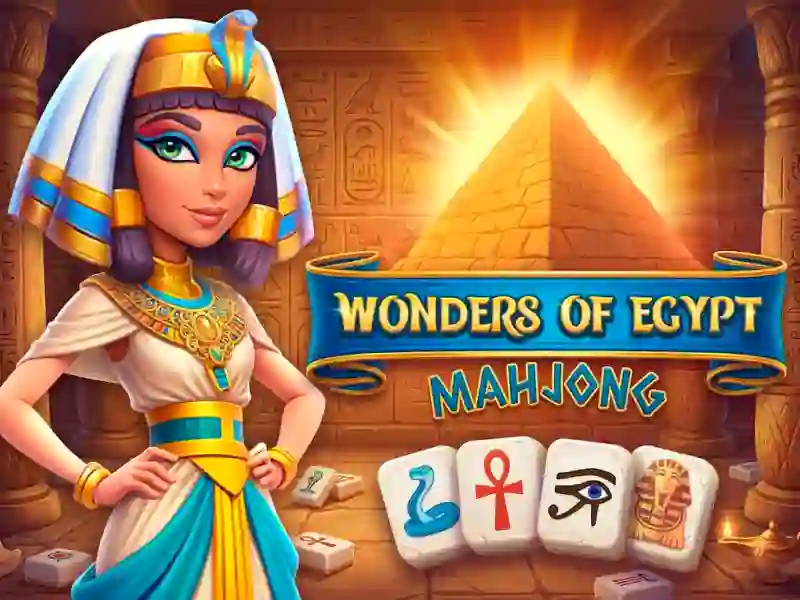 Logħba Wonders of Egypt Mahjong onlajn