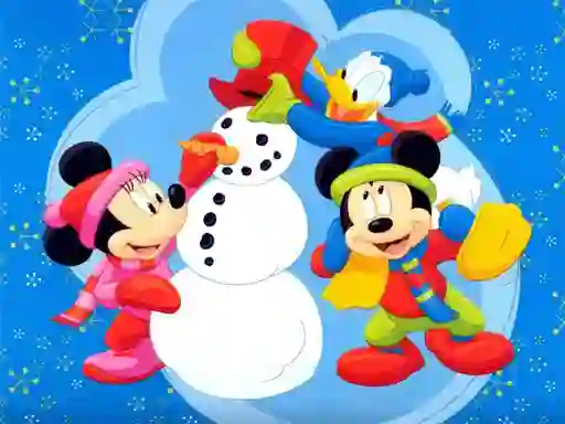 Logħba Disney Christmas Jigsaw Puzzle 2 onlajn