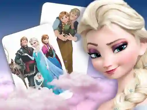 Logħba Frozen Memory Card Match onlajn